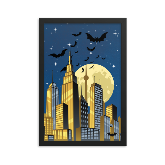 Gotham Nights x Batsy | Framed 12x18